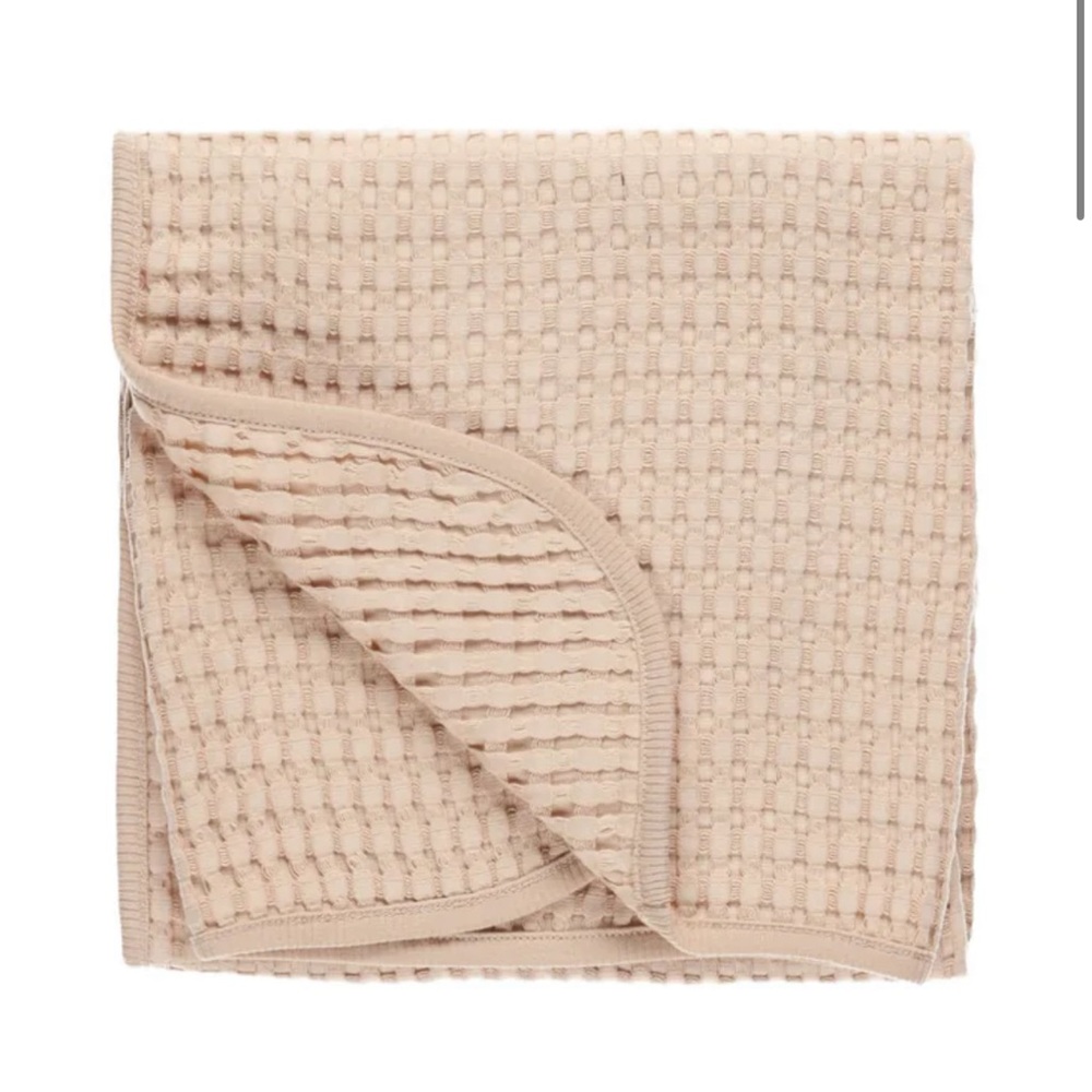 Quincy Mae - Shell Waffle Baby Blanket